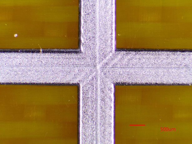 Structures printed on heat-sensitive plastics with damage thresholds as low as 125 degrees C.