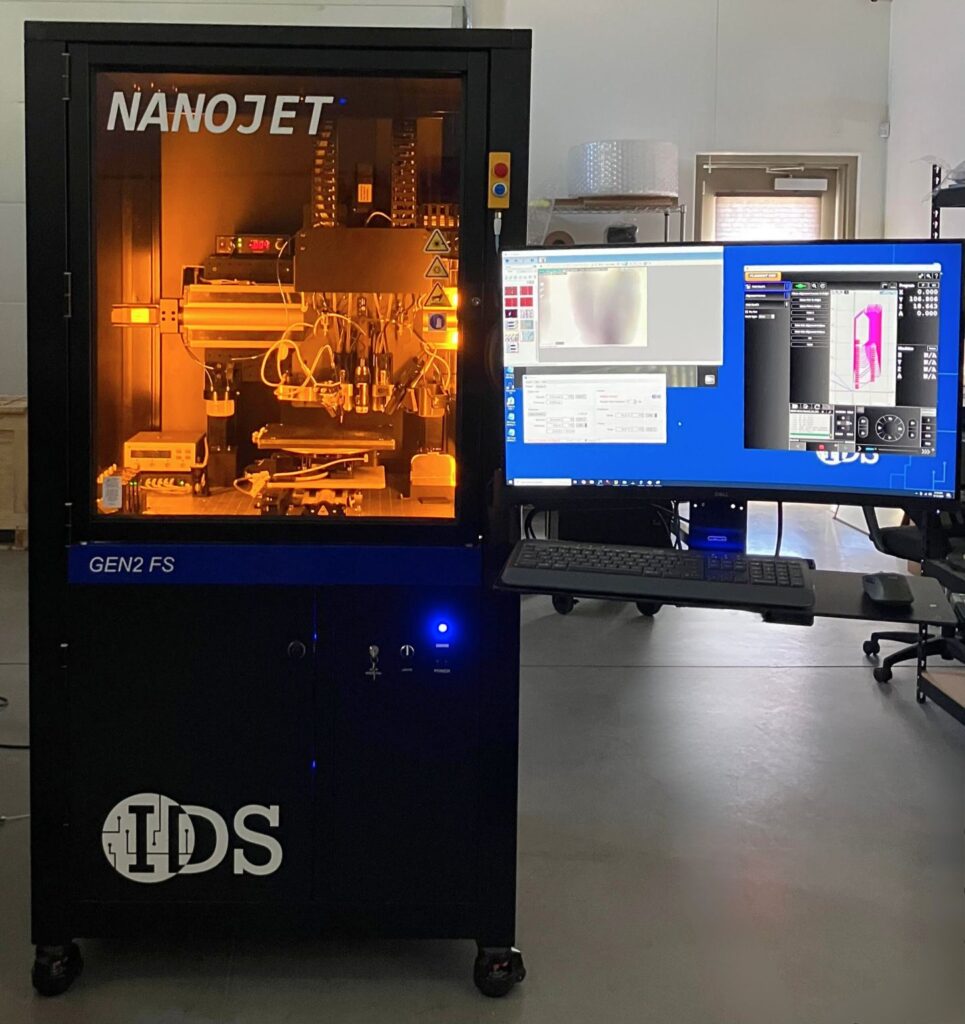 Picture of the Dalhousie University Free Standing Plus system in the IDS Manufacturing Bay